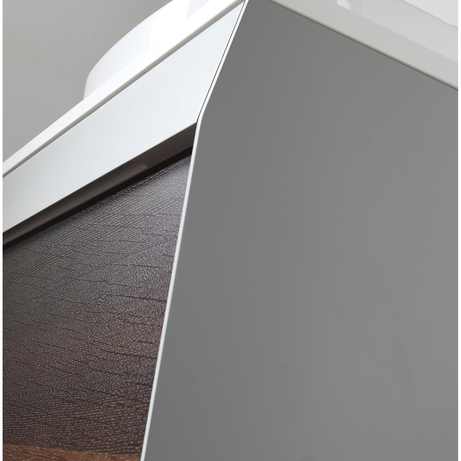 Lynwood 30" Cedar Single Bathroom Vanity, Smoke Gray/Dark Brown
