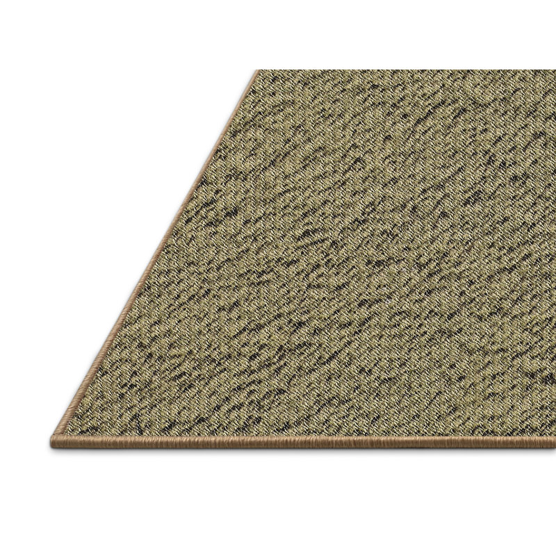 Tapis beige/jaune à motifs Genevieve, Rectangle 5 pi x 7 pi