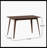 [Video] Dining Table Solid Wood Legs, Walnut
