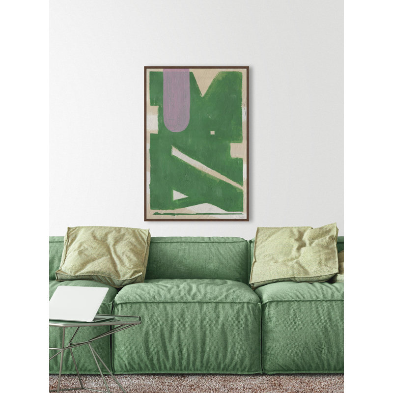 «Field Patches» par Parvez Taj - reproduction encadrée sur toile, H 18 po x l 12 po x P 1,5 po