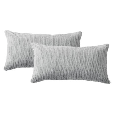 Polyester Lumbar Rectangular Pillow Cover & Insert