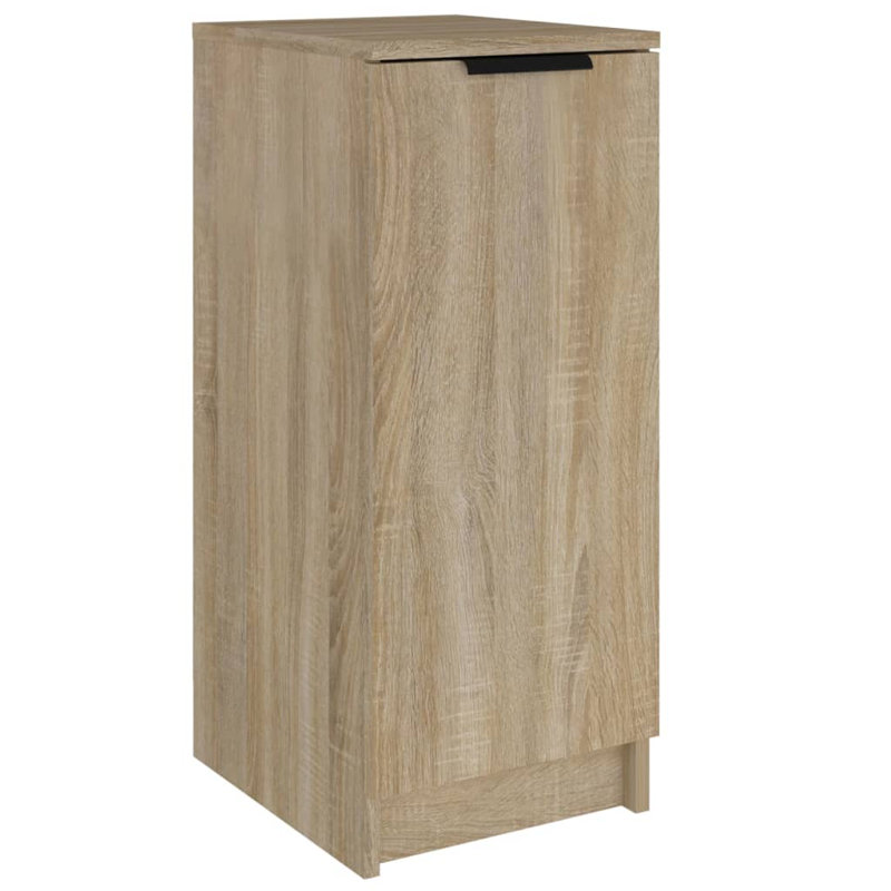 Makpal 4 Pair Shoe Storage Cabinet, Sonoma Oak