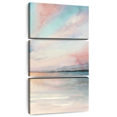 Sea Sunset Triptych III