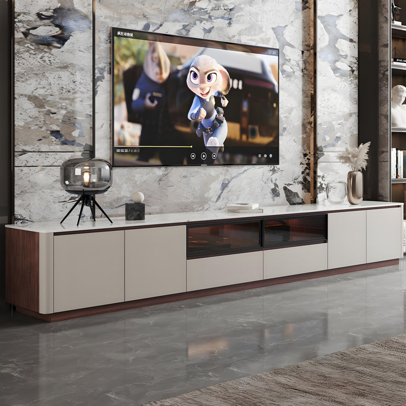 Meuble télé 110,24 po, H 17,72 po x L 110,24 po x l 15,75 po