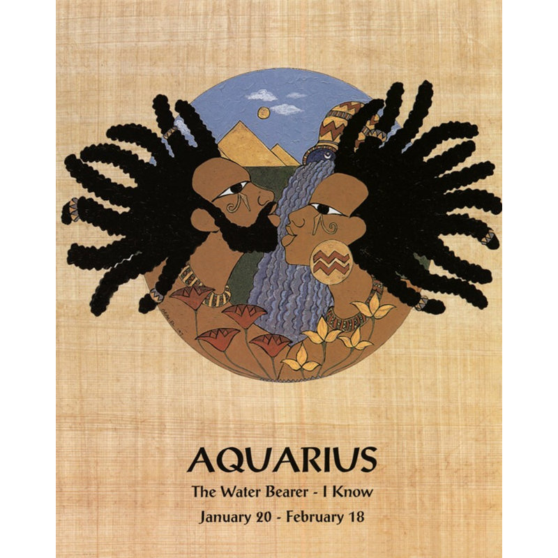 Orah-el - Aquarius (Jan 20-Feb 18), 35" H x 28" W