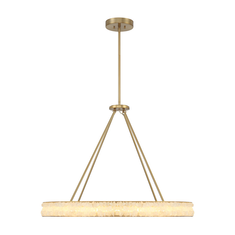 Divinely LED Chandelier, 28.25" H x 36.25" W x 36.25" D