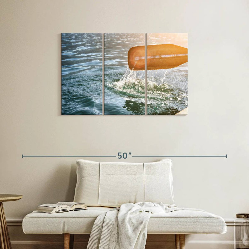 Pagaie de kayak orange Mehar, H 24 po x l 38 po