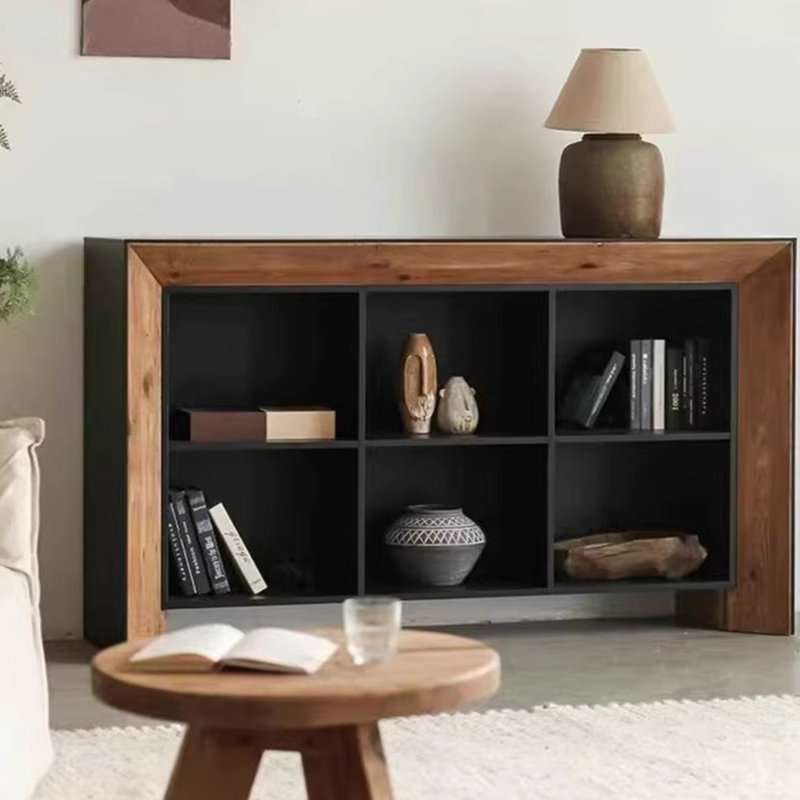 Console simple de style Wabi-sabi., H 41,3 po x l 70,9 po x P 15,7 po