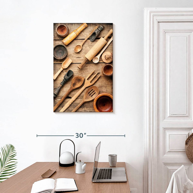 Senne Wooden Kitchenware, 30" H x 20" W