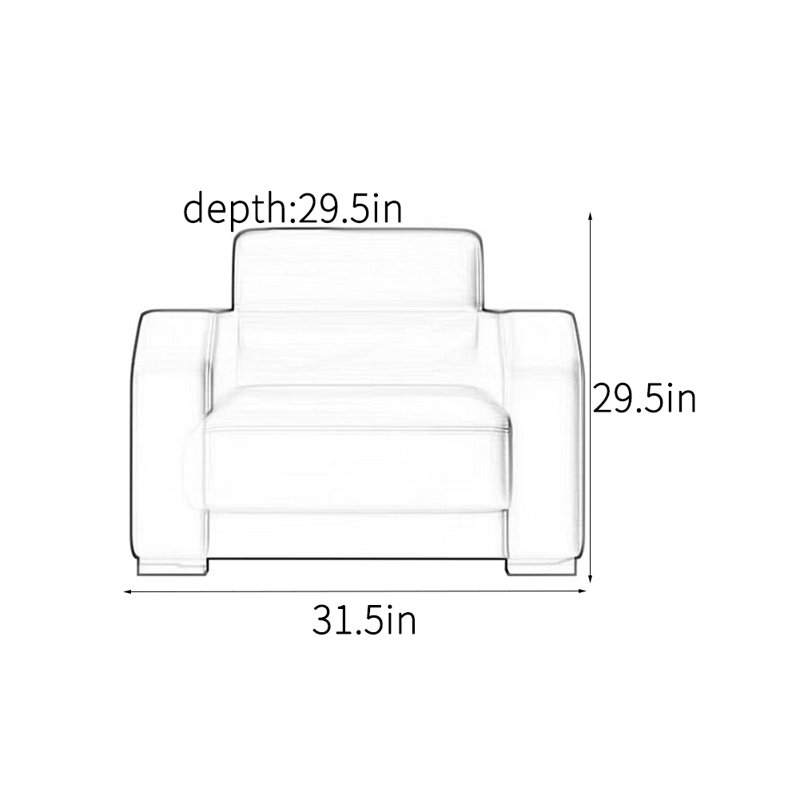 Chaise d'appoint moderne et simple classique