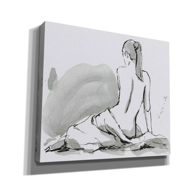 «Copenhagen Poster» par Linda Woods, art mural sur toile, H 26 po x l 30 po x P 1,5 po