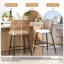 Upholstered Chenille Bar Stool-1923826736