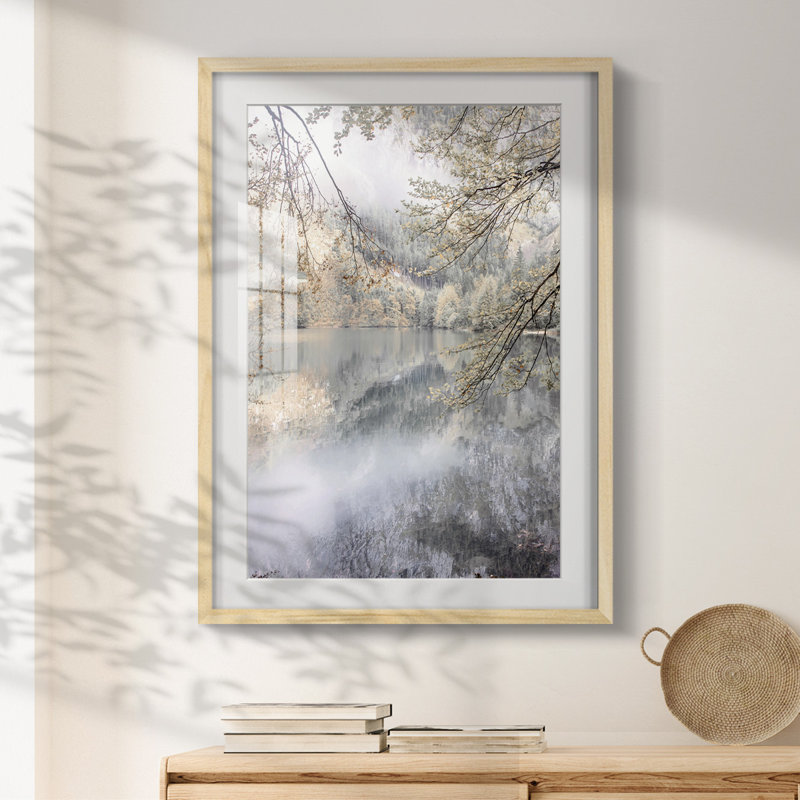 Eucalyptus bleu II - Toile tendue avec châssis, Naturel, H 28,5 po x l 20,5 po