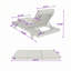 Ensemble de chaises longues d'extérieur luxueux en bois d'acacia avec coussins réglables et conception ergonomique-133218669