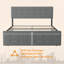 Structure de lit Divaraj 45,7 po-87915107