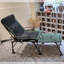 Chaise de camping avec repose-pieds amovible
