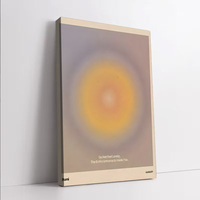1PC, art mural, affiches encadrées, citation de Rumi sur toile «Do Not Feel Lonely The Whole Universe Is intérieur», impression abstraite moderne pour le salon, la chambre à coucher, le bureau, la décoration intérieure, une œuvre d’inspiration minimaliste