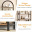 181.7cm H x 80.1cm W Metal Standard Bookcase-1130427873