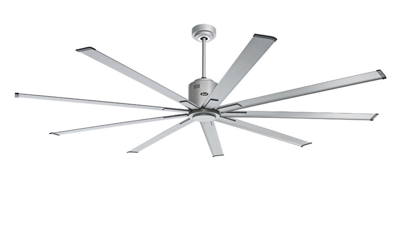 Cristobal 220cm Ceiling Fan, Titanium Silver