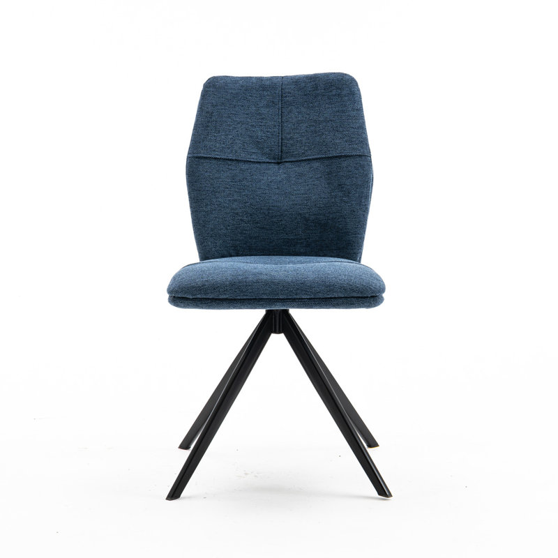 Adedotun Upholstered Dining Chair, Blue, 2