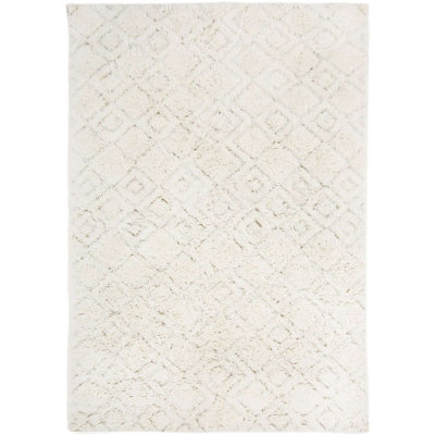 Tapis à poil long en laine berbère Besender