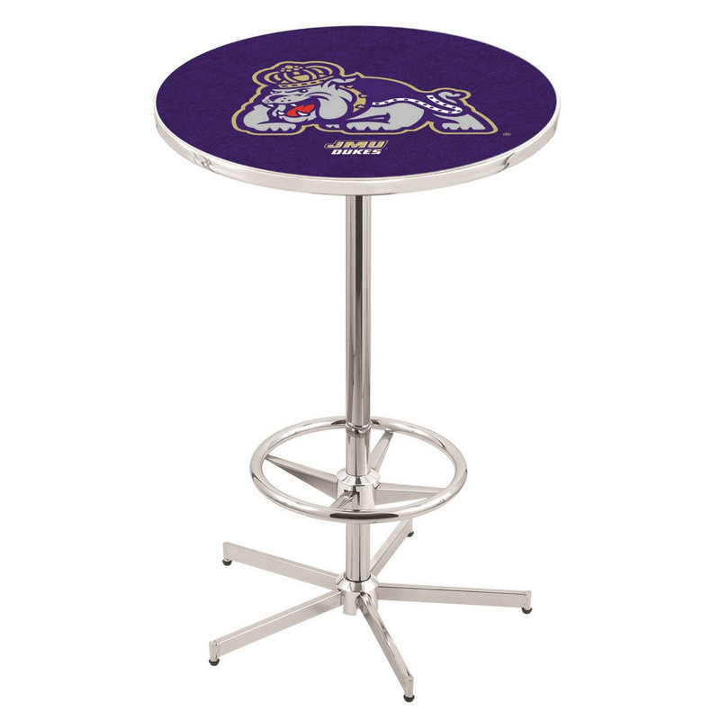 NCAA Round Dining Table, James Madison University