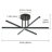 Celene 3-Light LED Fixtures Dimmable Semi Flush Mount Ceiling Light for Living Room Bedroom Dinning Room Kitchen-495161135