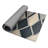 Checkered Gray Indoor and Outdoor Area Rug-2034333818