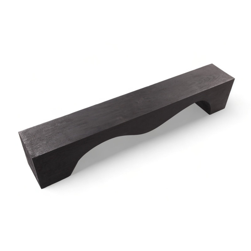 Solid Wood Dining Bench, 17.7" H x 94.5" W x 14.6" D