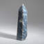 Genuine Polished Blue Agate Point from Madagascar (2.1 Lbs)
