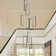 10 - Light Unique Rectangle LED Dimmable Pendant Long Staircase Chandelier
