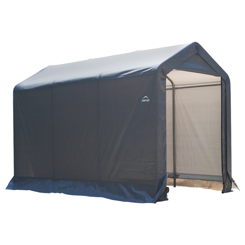 Shed-in-a-Box® Shelter PEAK 6X10X6-6 GRAY