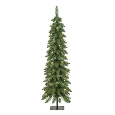 Glendower Lighted Pine Christmas Tree