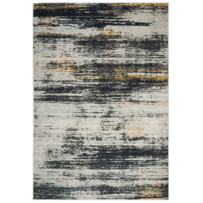 Tapis gris clair / noir Riebe