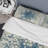 Geometric Blue Spots - Modern & Contemporary Duvet Cover Set - Microfiber Polyester-38758685