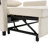 56.9" Loveseat Sofa Pull-out Sofa Bed Sleeper Sofa with a Reversible Backrest Cushion, Side Pockets, Two USB Ports and a Phone Holder for Living Room, Beige-1642960455