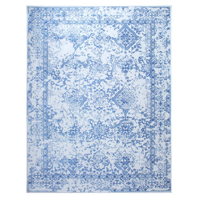 Tapis moderne lavable à la machine avec un rembourrage intégré et un envers antidérapant
