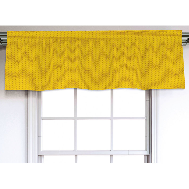 Sateen Ruffled Window Valance
