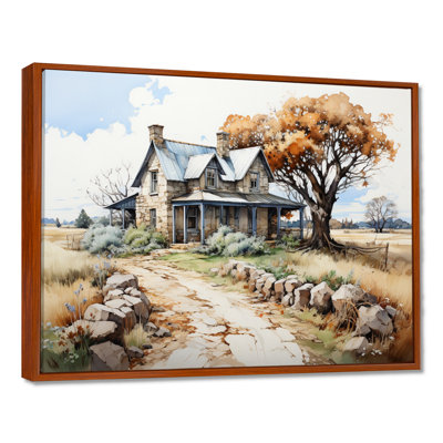 Farmhouse Patterns An II - Farm, art mural
