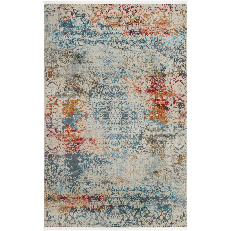 Oriental Indoor Rug, Rectangle 6' x 9'
