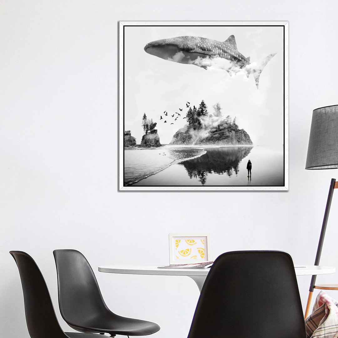 Whale Shark Island by David Loblaw - Print on Canvas