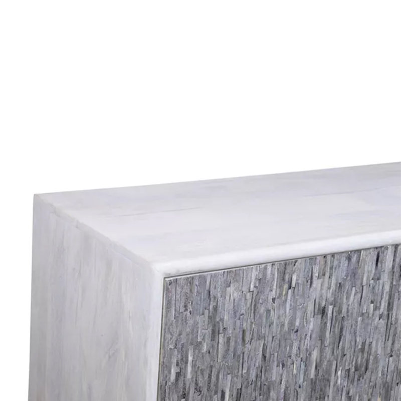 Wood Three Door Credenza
