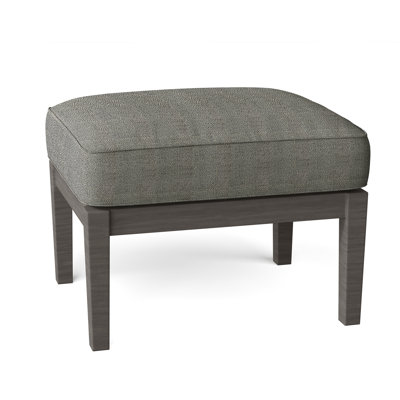 Repose-pieds d'extérieur avec coussin Lattice