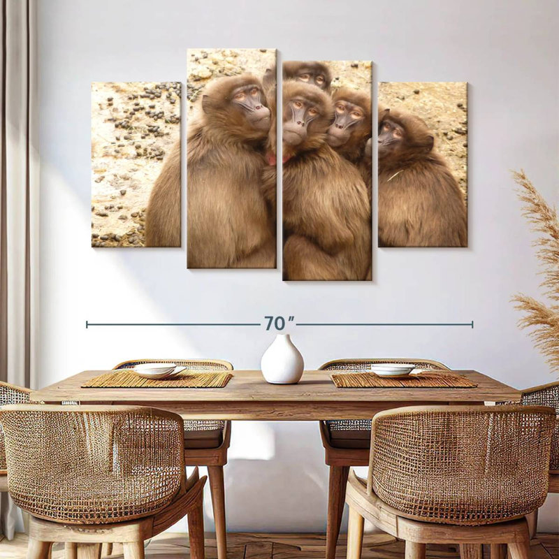 Brampt Monkey Troop, 42" H x 68" W