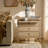 3-Drawer Traditional End Table with Charging Station and Pull-out Shelf-1362855949