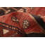 Tapis noir et rouge Andelz 3 pi 0 po x 8 pi 1 po