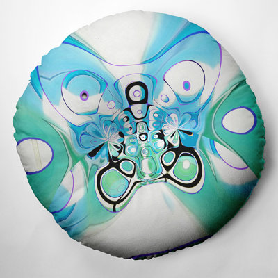 Abstract Reversible Throw Pillow