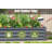 6X3x1ft Galvanized Raised Garden Bed-626940334-626939999