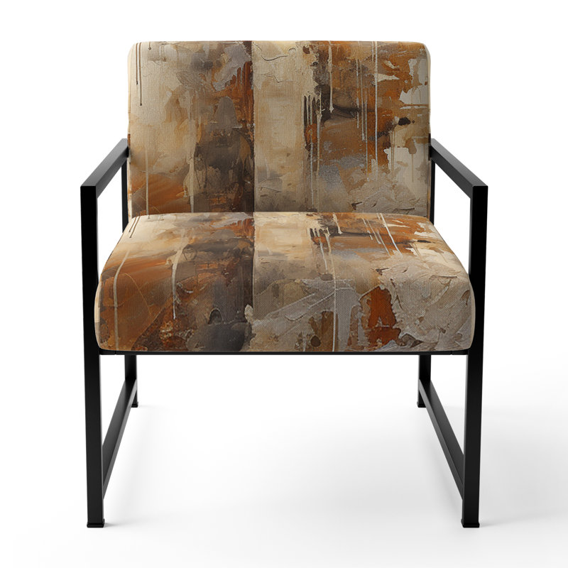 Chaise d'appoint rembourrée Minimalisme, Noir