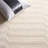 Ebony Hand Tufted Wool/Cotton Solid Color Rug in Ivory-950246940